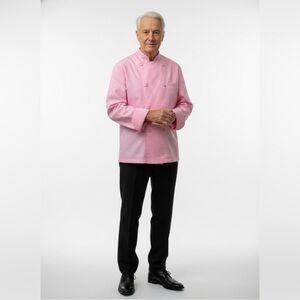Elegant Pink Chef Coat